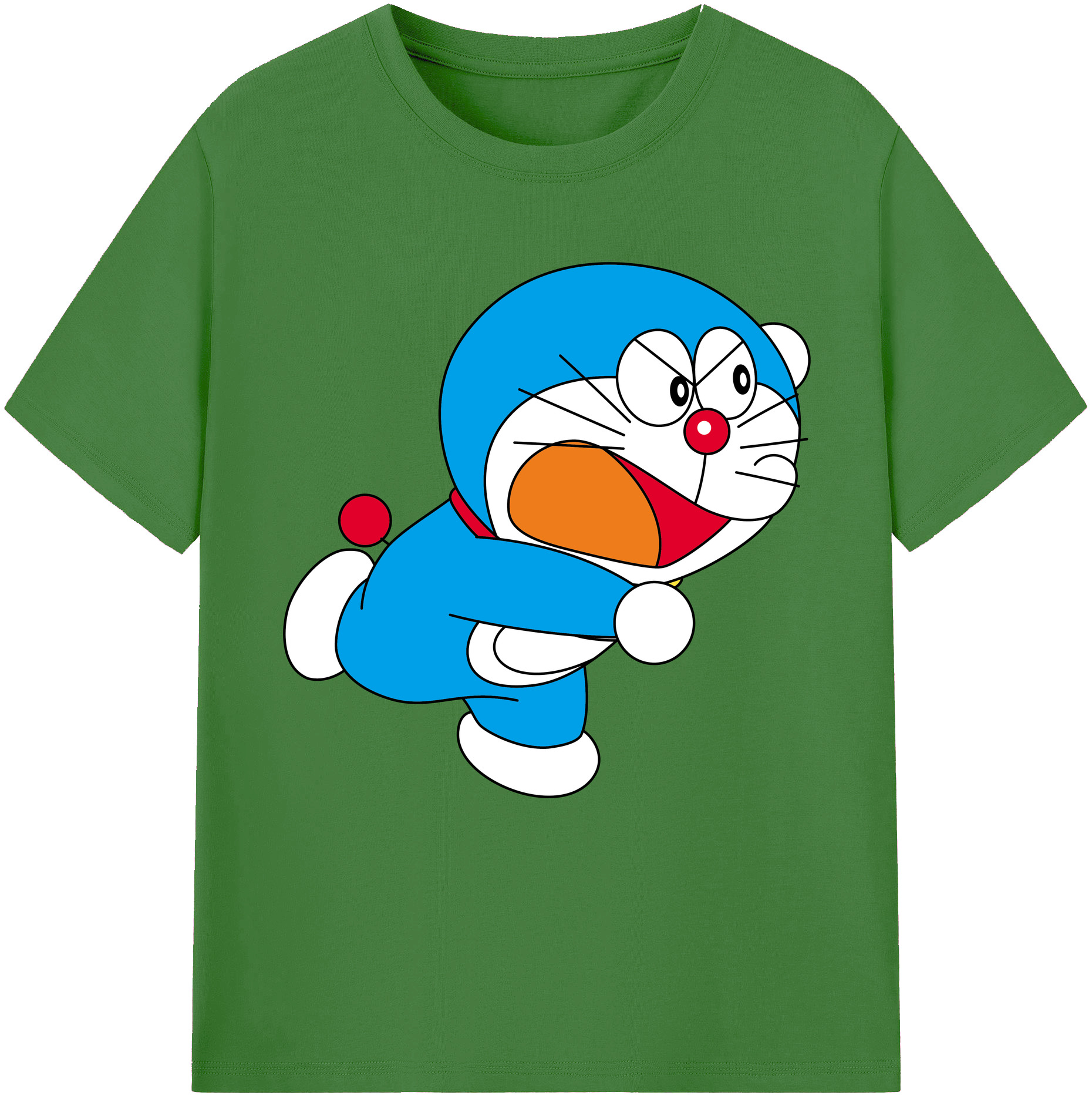 （画像用） ドラえもん Doraemon レディースカジュアルプリントTシャツ（綿100％）